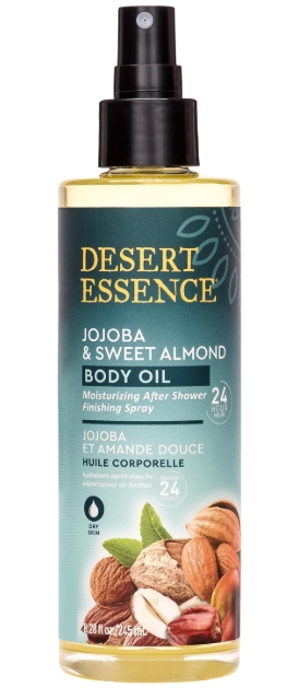 Desert Essence Oil Body Jojoba Sweet Almond Oil 8.28fl.oz