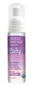 Desert Essence - Organics Baby Oh So Clean 2 in 1 Gentle Foaming Hair & Body Cleanser 5.7 oz-OUT OF STOCK