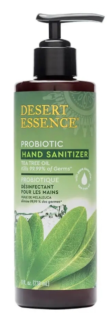 Desert Essence Probiotic Hand Sanitizer Tea Tree 8/oz-UNAVAILABLE