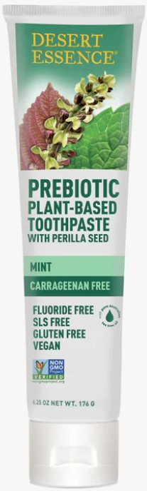 Desert Essence Toothpaste Mint Probiotic Fluoride Free 6.25oz