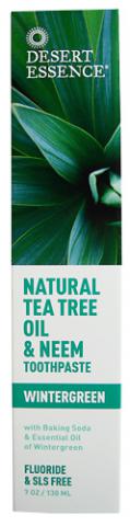 Desert Essence - Toothpaste Tea Tree Neem-Wintergreen 7 oz