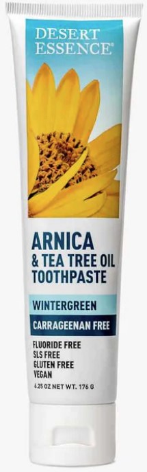 Desert Essence Toothpaste Tes Tree Arnica 6.25oz