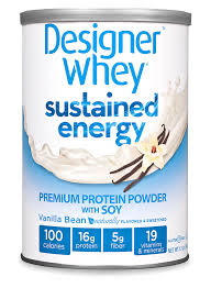 Designer Whey Sustained Energy Vanilla Bean 12 oz