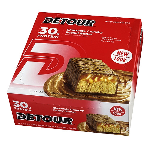 Detour Bar Chocolate Peanut Butter 12 Bars     TEMPORARILY UNAVAILABLE