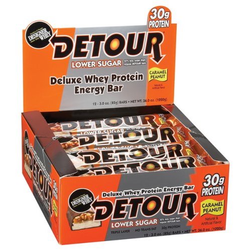 Detour Bar Lower Sugar Caramel Peanut 12 Bars TEMPORARELY UNAVAILABLE