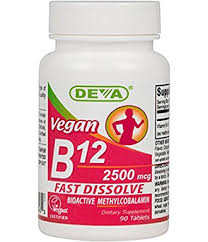 Deva Vegan B12 2500mcg Sublingual 90 tablet