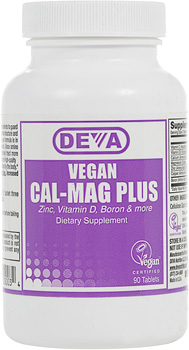 Deva Vegan Calcium-Magnesium Plus 90 TAB