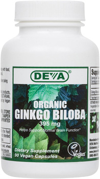 Deva Vegan Gingko Biloba (Organic) 395 mg 90 VCAP OUT OF STOCK