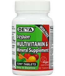 Deva Vegan Tiny Tablets Multivitamin - Iron Free 90 tab-UNAVAILABLE