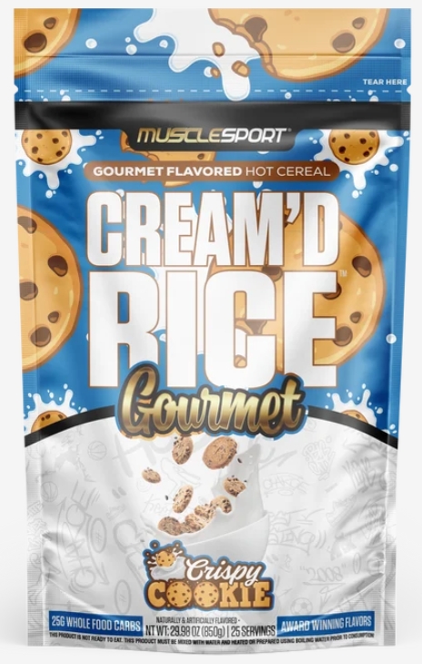 Muscle Sport Cream Of Rice Gourmet Crispy Cookie 29oz Hot Cereal 25 Servings