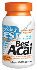Doctors Best - Acai 500 mg 120 vgc
