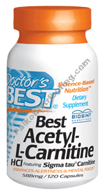 Doctors Best - Acetyl L-Carnitine w/Sigma Tau 120 cap