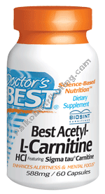 Doctors Best - Acetyl L-Carnitine w/Sigma Tau 60 cap
