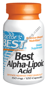 Doctors Best - Alpha Lipoic Acid 150mg 120 cap