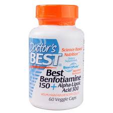 Doctors Best - Benfotiamine + Alpha Lipoic Acid 60 vgc