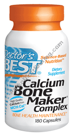 Doctors Best - Calcium Bone Maker Comlex 180 cap