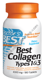 Doctors Best - Collagen Types 1 & 3 180 tab
