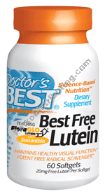Doctors Best - Floraglo 20mg Free Lutein 60 sfg