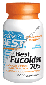 Doctors Best - Fucoidan 70%% 60 vgc-OUT OF STOCK