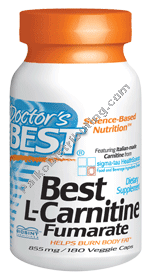 Doctors Best - L-Carnitine Fumarate w/ Sigma Tau 180 vgc