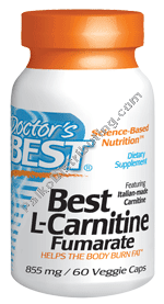 Doctors Best - L-Carnitine Fumarate w/ Sigma Tau 60 vgc