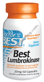 Doctors Best - Lumbrokinase 60 cap