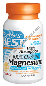 Doctors Best - Magnesium 100mg High Absorption 120 tab