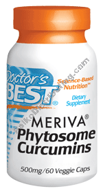 Doctors Best - Meriva Phytosome Curcumins 60 vgc
