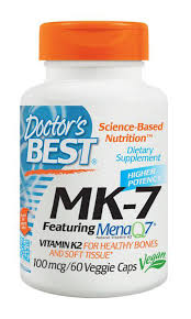 Doctors Best - MK-7 MenaQ7 100 mcg Vitamin K 60 vgc-OUT OF STOCK