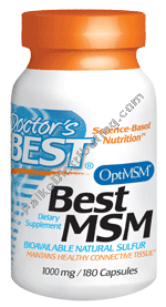 Doctors Best - MSM 1000mg 180 cap