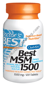 Doctors Best - MSM 1500mg 120 tab