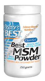 Doctors Best - MSM Powder 1000mg 250 g
