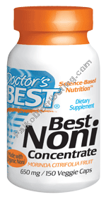 Doctors Best - Noni Concentrate 650mg 120 vgc-TEMP OUT OF STOCK
