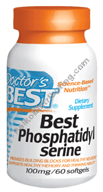 Doctors Best - Phosphatidyl Serine 100mg 60 sfg-UNAVAILABLE