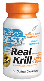 Doctors Best - Real Krill with DHA & EPA 60 sfg