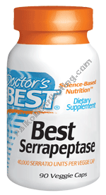 Doctors Best - Serrapeptase 90 vgc