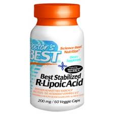 Doctors Best - Stabilized R-Lipoic Acid 200mg 60 vgc