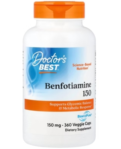 Doctors Best - Benfotiamine 150mg 360vc
