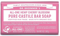 Dr. Bronner's Magic Soaps Organic Castile Bar Soap Cherry Blossom 5 oz