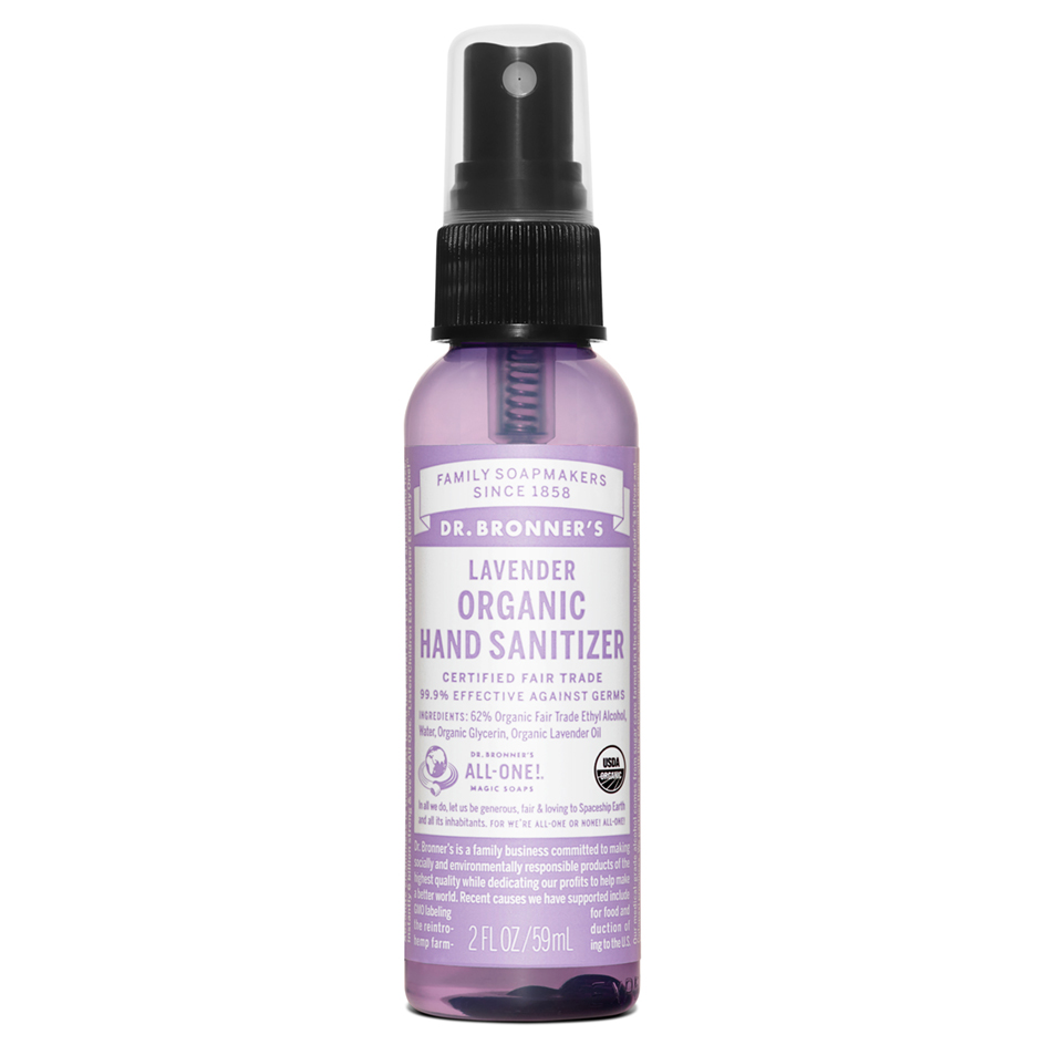 Dr. Bronner'S Magic Soaps Organic Hand Sanitizer Lavender 2oz TEMPORARELY UNAVAILABLE