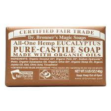 Dr. Bronner'S Magic Soaps Organic Castile Bar Soap Eucalyptus 5 oz
