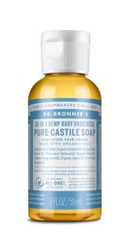 Dr. Bronner'S Magic Soaps Organic Castile Liquid Soap Baby Mild 2 oz