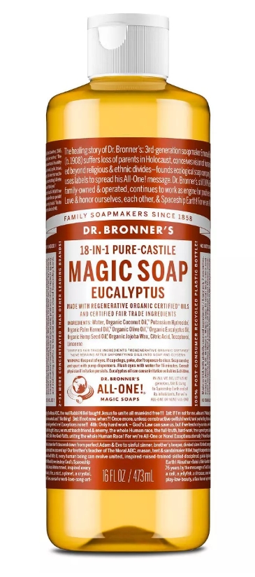 Dr. Bronner'S Magic Soaps Organic Castile Liquid Soap Eucalyptus 16 oz