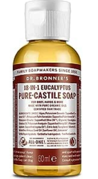 Dr. Bronner'S Magic Soaps Organic Castile Liquid Soap Eucalyptus 2 oz