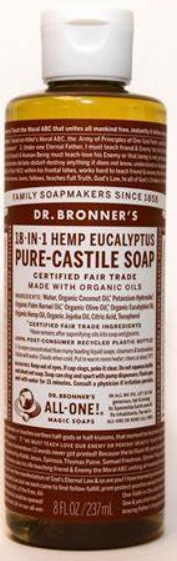Dr. Bronner'S Magic Soaps Organic Castile Liquid Soap Eucalyptus 8 oz