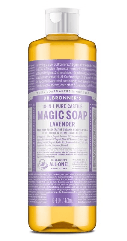 Dr. Bronner'S Magic Soaps Organic Castile Liquid Soap Lavender 16 oz