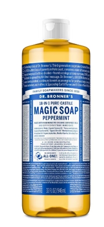 Dr. Bronner'S Magic Soaps Organic Castile Liquid Soap Peppermint 32 oz