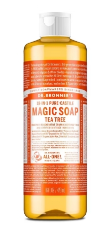 Dr. Bronner'S Magic Soaps Organic Castile Liquid Soap Tea Tree 16 oz
