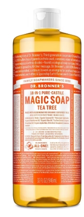Dr. Bronner'S Magic Soaps Organic Castile Liquid Soap Tea Tree 32 oz