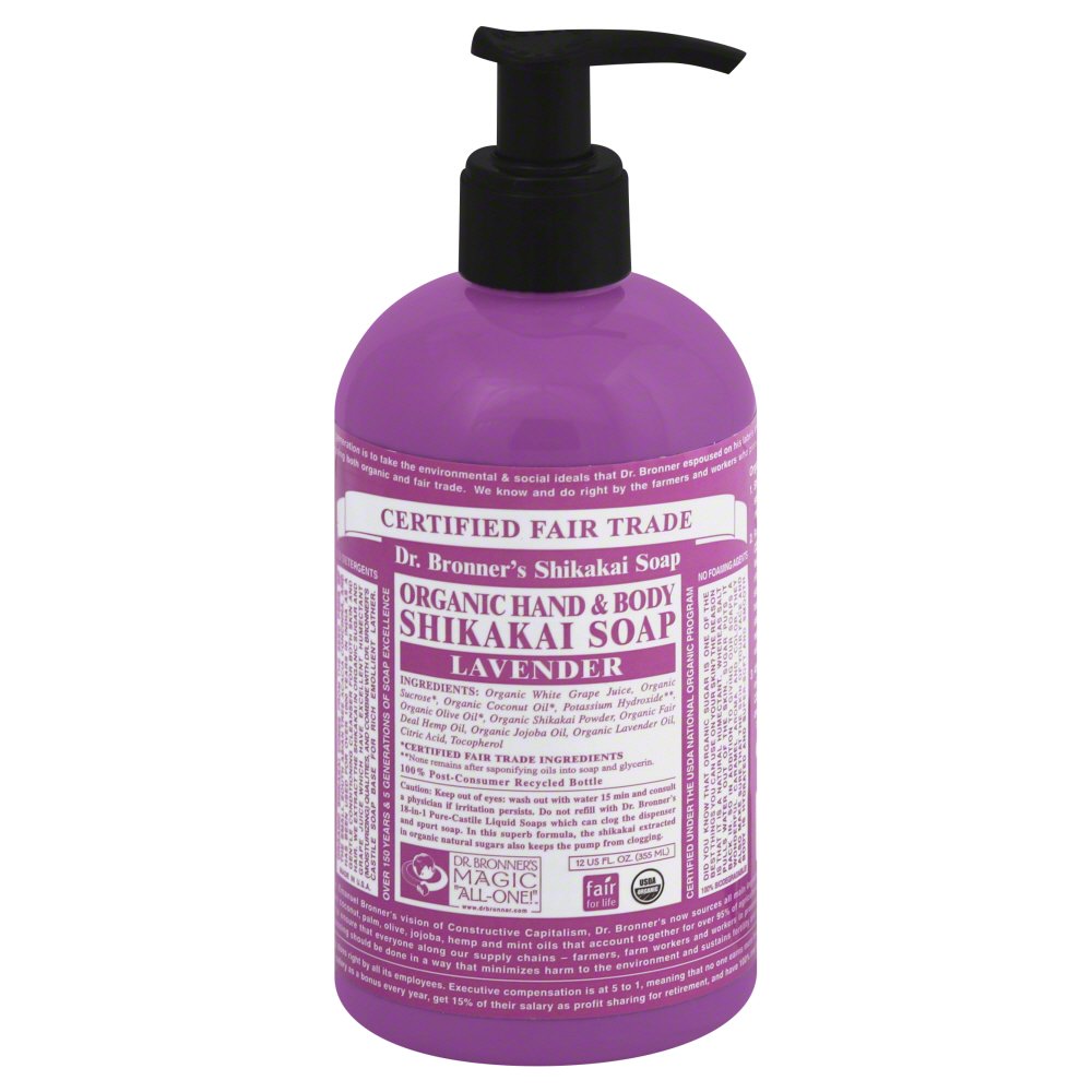 Dr. Bronner'S Magic Soaps Organic Liquid Hand Soap Lavender 12 oz-OUT OF STOCK